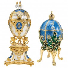 Design Toscano Empress 2 Piece Urn Romanov Style Enameled Eggs TXG5592
